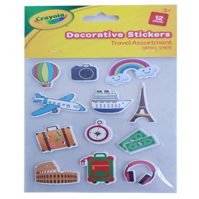 Crayola Decorative Stickers Travel Assortment RRP £1 CLEARANCE XL 99p
